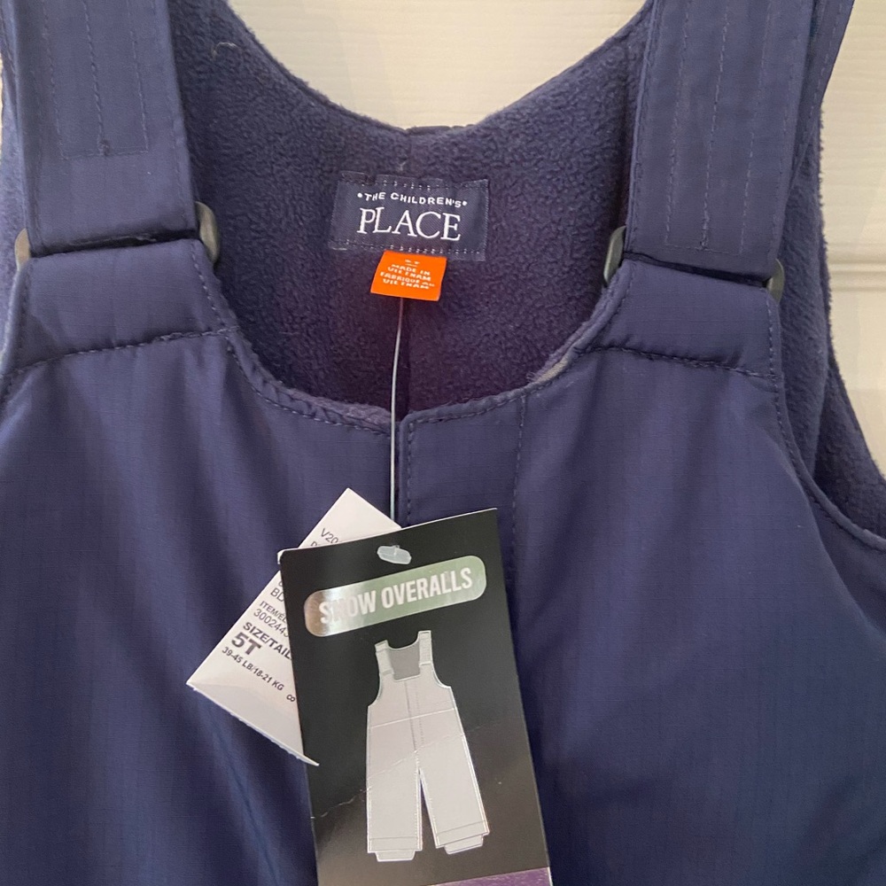 Waterproof ski bibs 5T Never worn!